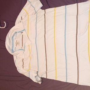 Aeropostale men's XL stripe and collar tee
